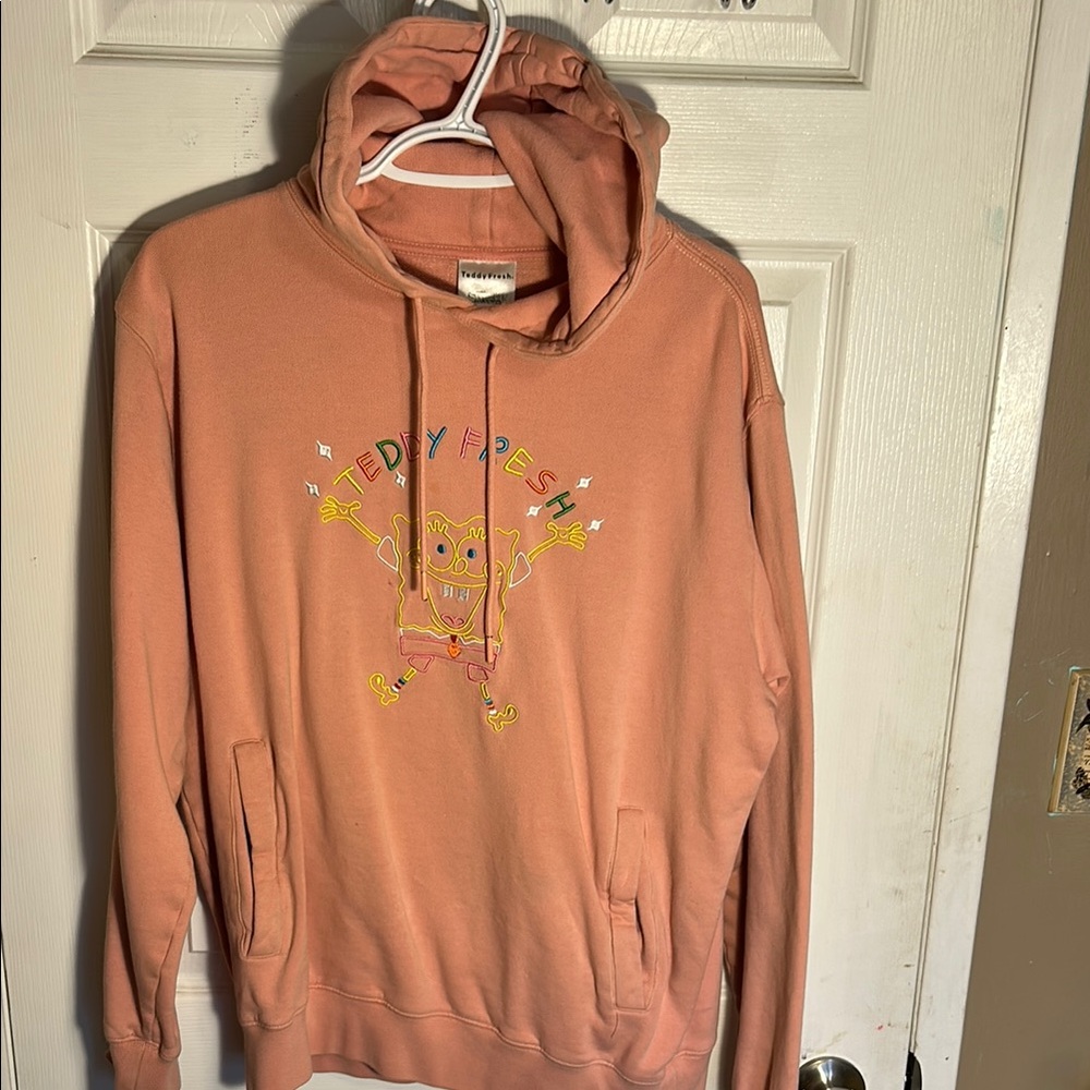 Teddy Fresh Orange Sweatshirt Vibrant Design Pullover
